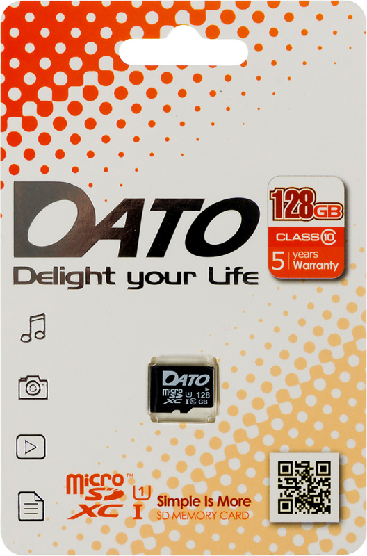 Карта памяти Dato microSDXC 128Gb Class10 DTTF128GUIC10 от Kotofoto