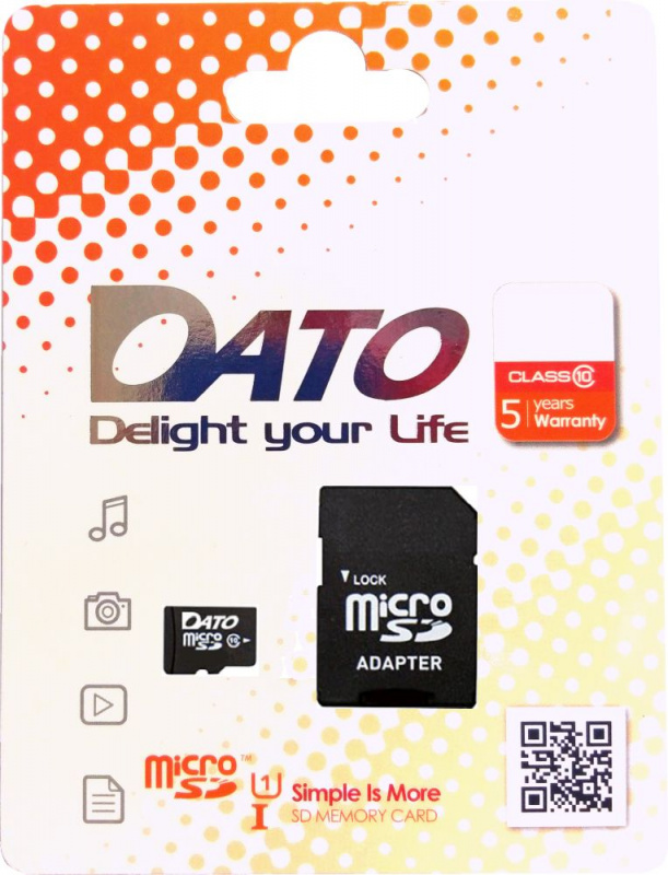 Карта памяти Dato microSDHC 16Gb Class10 DTTF016GUIC10 - фото 1