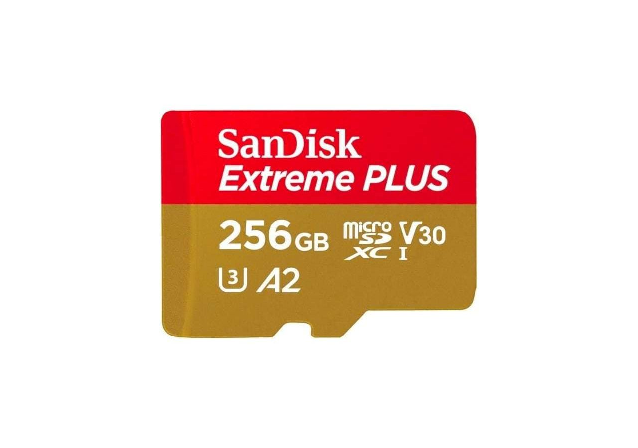Карта памяти Sandisk Extreme Plus microSDXC 256GB (SDSQXBZ-256G-GN6MA) карта памяти sandisk extreme plus microsdxc 256gb sdsqxbz 256g gn6ma