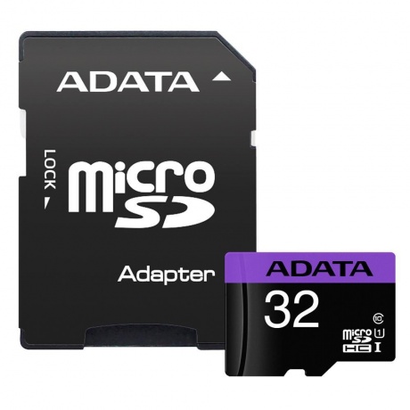 Карта памяти Adata microSDHC 32Gb (AUSDH32GUICL10-RA1)