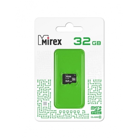 Карта памяти Mirex microSDHC 32Gb Class 10 (13612-MC10SD32) - фото 1
