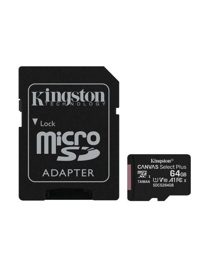 Карта памяти Kingston SDCS2/64GB kingston 64gb