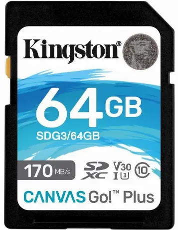 Карта памяти Kingston SDG3/64GB