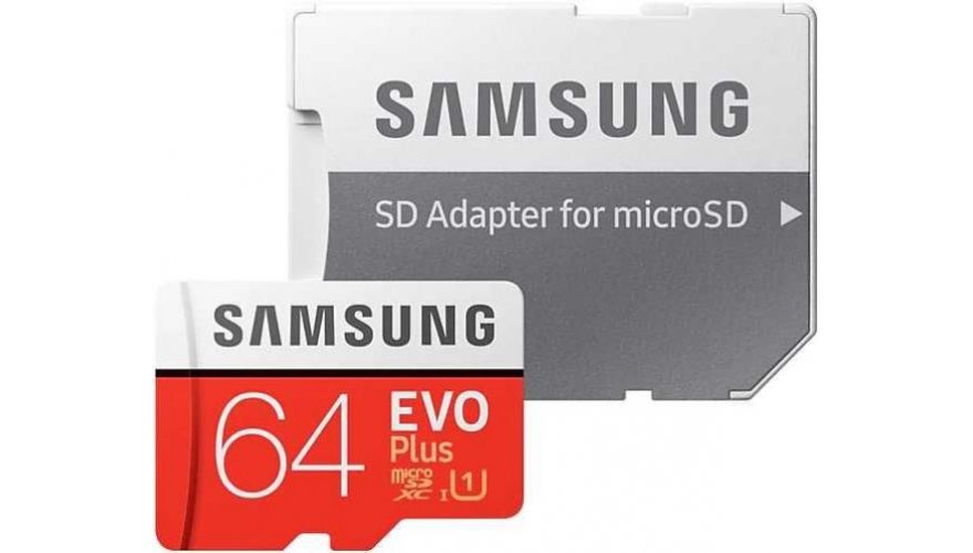 Карта памяти Samsung microSDXC 64Gb Evo Plus 100/20Mb/s U1 (MB-MC64HA/RU) - фото 1