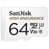 Карта памяти SanDisk High Endurance 64Gb MicroSD XC Video Class ...