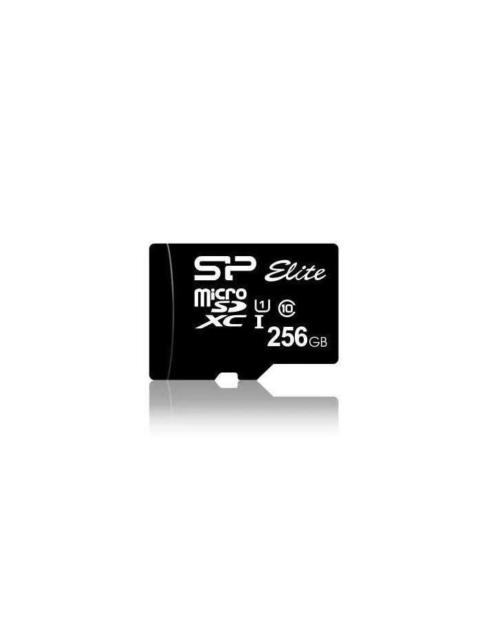 Карта памяти Silicon Power microSDXC 256Gb Class10 SP256GBSTXBU1V10 Elite w/o adapter карта памяти dato microsdxc 64gb class10 dttf064guic10 w o adapter