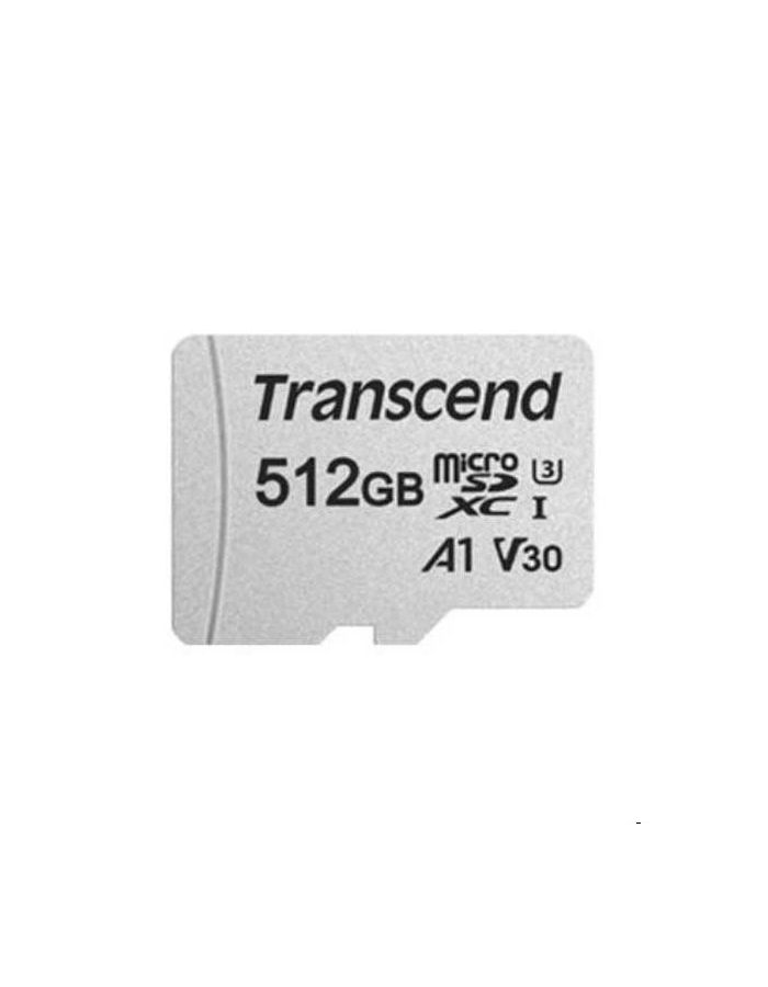 цена Карта памяти Transcend microSDXC 512Gb Class10 TS512GUSD300S-A 300S + adapter