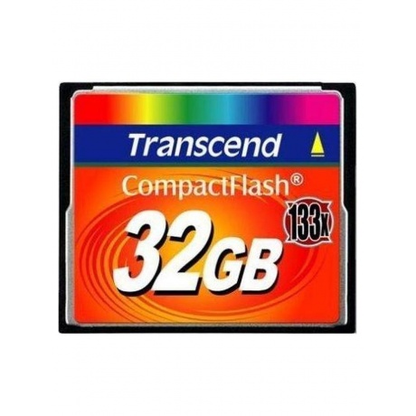 Карта памяти CompactFlash Card 32GB 133X Transcend - фото 1