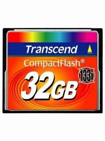 Карта памяти CompactFlash Card 32GB 133X Transcend