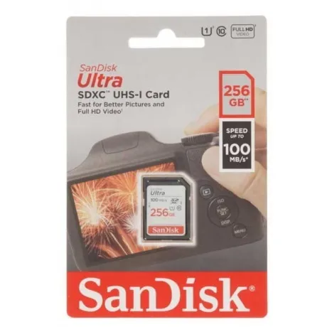 Карта памяти SanDisk SDXC Ultra Class10 256Gb (SDSDUNR-256G-GN6I...