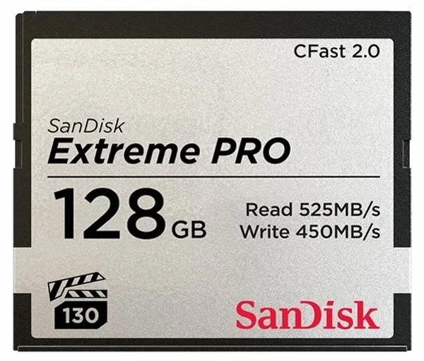 Карта памяти SanDisk Extreme Pro CFAST 2.0 128Gb (SDCFSP-128G-G46D) - фото 1