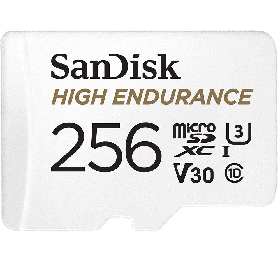 Карта памяти SanDisk microSDHC with Adapter 256Gb High Endurance (SDSQQNR-256G-GN6IA)