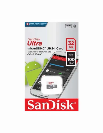Карта памяти SanDisk microSDHC Ultra 32Gb Class 10 (SDSQUNR-032G...