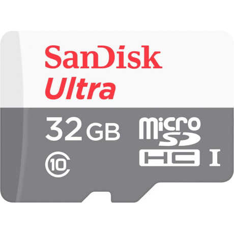 Карта памяти SanDisk microSDHC Ultra 32Gb Class 10 (SDSQUNR-032G-GN3MN)