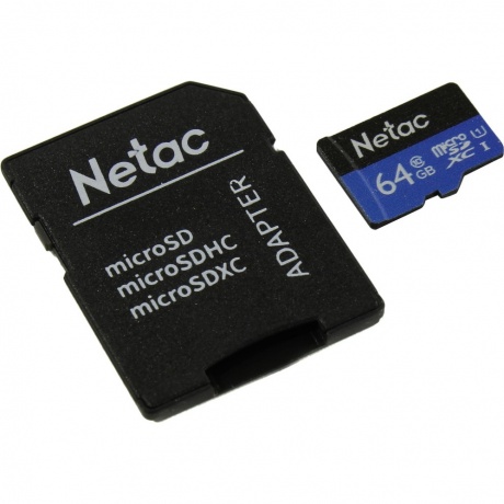 Карта памяти Netac microSD P500 64Gb (NT02P500STN-064G-R) - фото 2