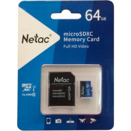 Карта памяти Netac microSD P500 64Gb (NT02P500STN-064G-R) - фото 4