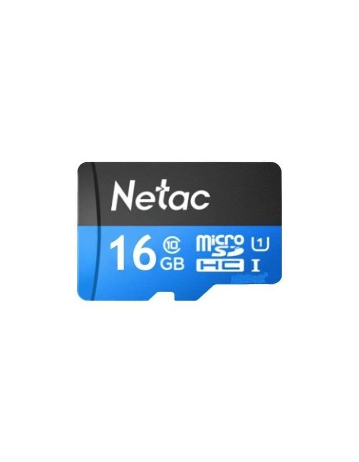 Карта памяти Netac microSD P500 16Gb (NT02P500STN-016G-S) карта памяти netac standard microsd p500 64gb sd адаптер nt02p500stn 064g r