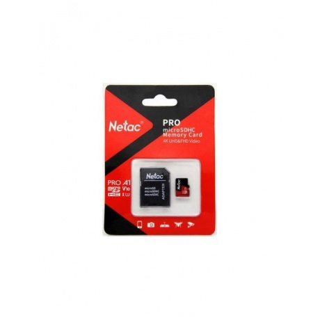 Карта памяти Netac microSD P500 Extreme Pro 16Gb (NT02P500PRO-016G-R)