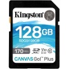 Карта памяти Kingston Canvas 128Gb Go Plus SDXC UHS-I U3 V30 (17...