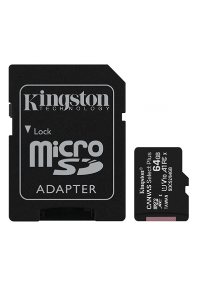 Карта памяти Kingston micro SDXC 64Gb Canvas Select Plus UHS-I U1 A1 (100/10 Mb/s) от Kotofoto