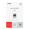 Карта памяти SmartBuy micro SDXC 512Gb Pro UHS-I U3 + ADP (90/70...