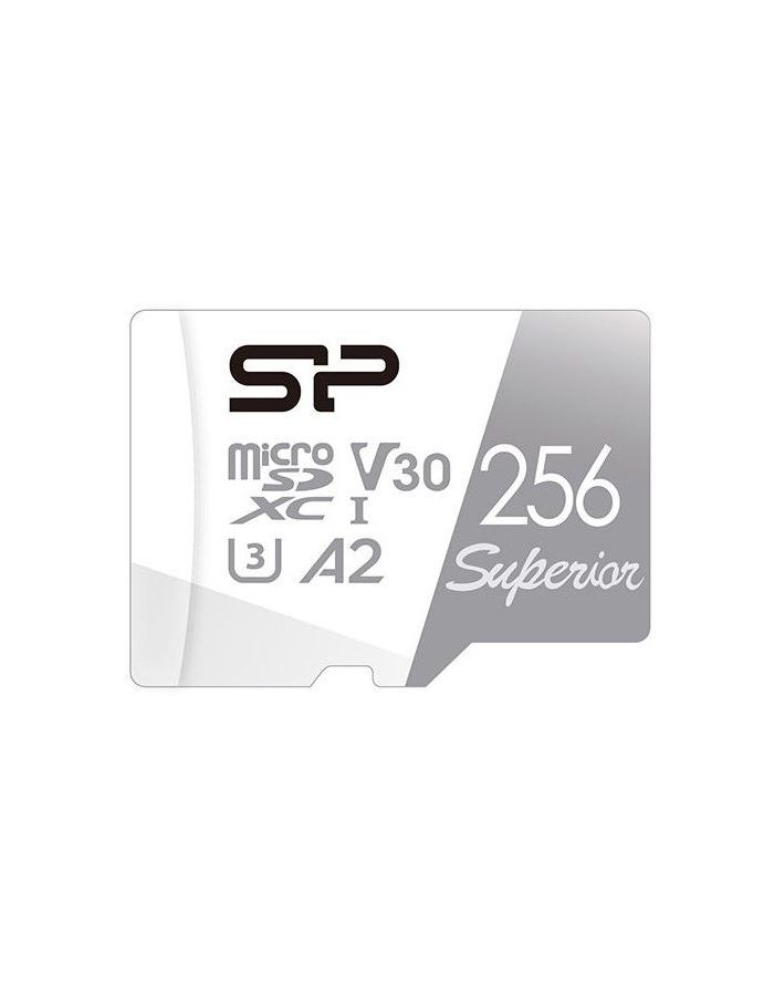 Карта памяти micro SDXC 256Gb Silicon Power Superior UHS-I U3 V30 A2 + ADP (100/80 Mb/s)