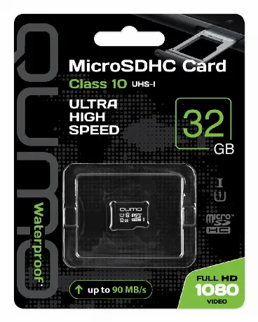 Карта памяти Qumo MicroSDHC 32Gb Class 10 UHS-I 3.0 QM32GMICSDHC...