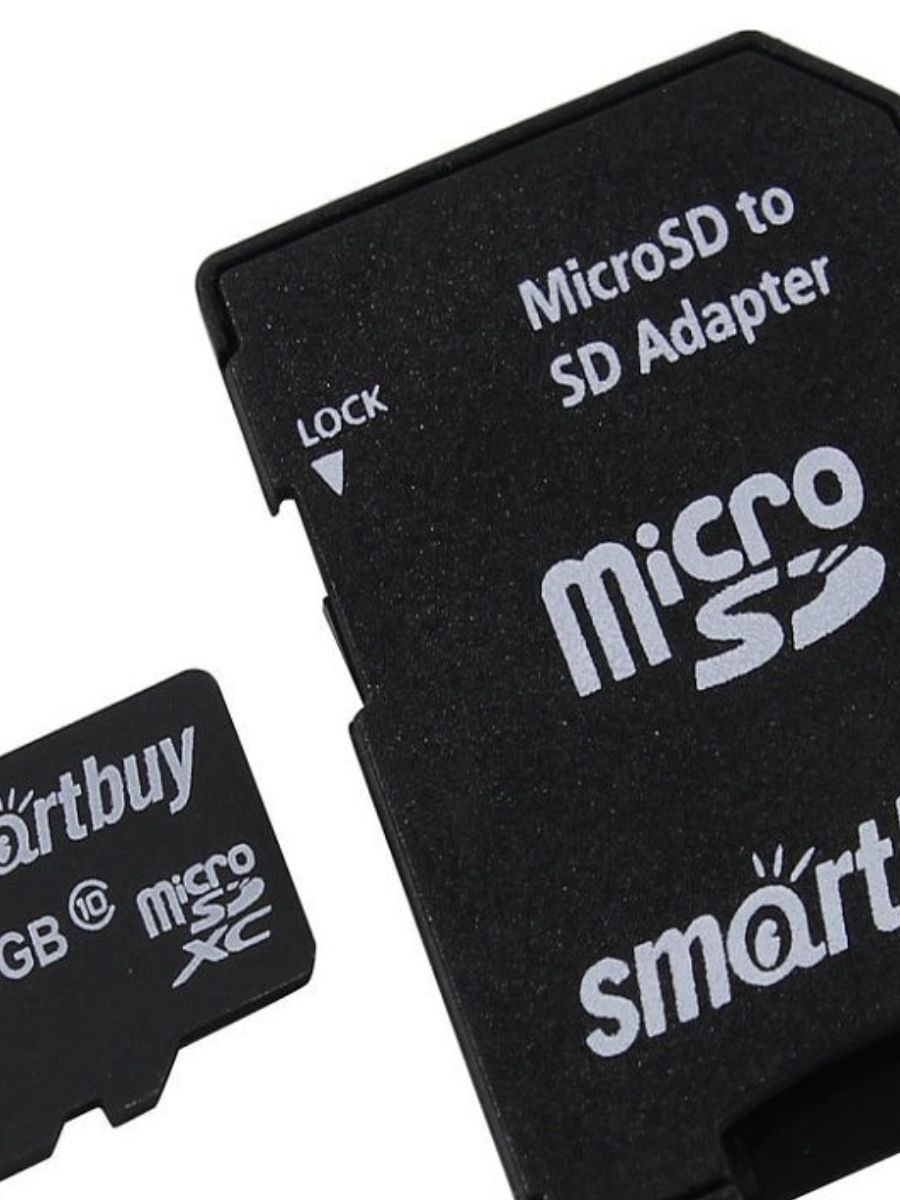 Карта памяти SmartBuy MicroSD 64Gb Class 10 SB64GBSDCL10-01LE + adapter цена и фото