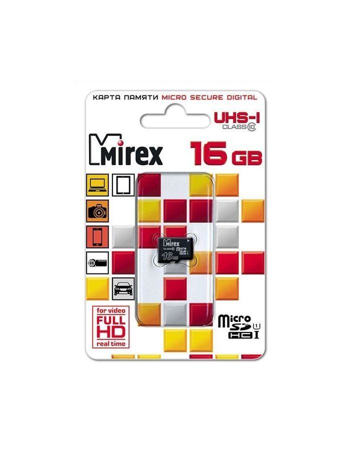 Карта памяти Mirex  MicroSDHC 16Gb Class 10 UHS-I 13612-MCSUHS16 от Kotofoto