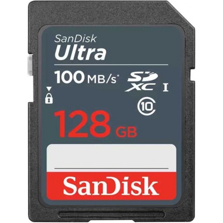 Карта памяти SanDisk SDXC 128GB (SDSDUNR-128G-GN3IN) - фото 1