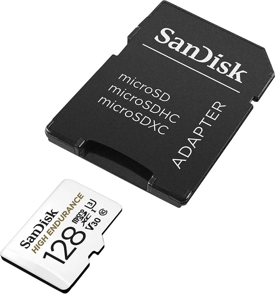 цена Карта памяти SanDisk MicroSDXC 128GB (SDSQQNR-128G-GN6IA)
