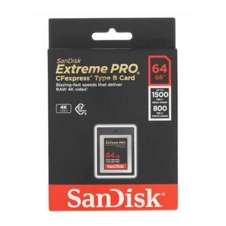 

Карта памяти SanDisk Extreme PRO CFexpress Type B 064G