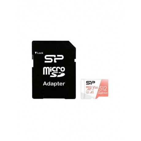 Карта памяти Silicon Power Superior A1 MicroSDXC 512Gb Class 10 (SP512GBSTXDV3V20SP) + адаптером SD - фото 2