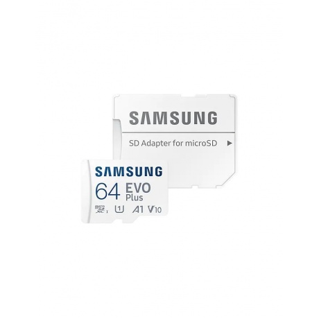 Карта памяти Samsung EVO Plus 64GB (MB-MC64KA/RU) - фото 1