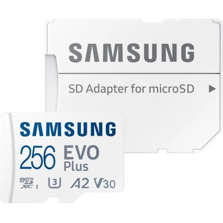Карта памяти Samsung MB-MC256KARU 256Gb microSDXC Evo Plus + SD адаптер - фото 4