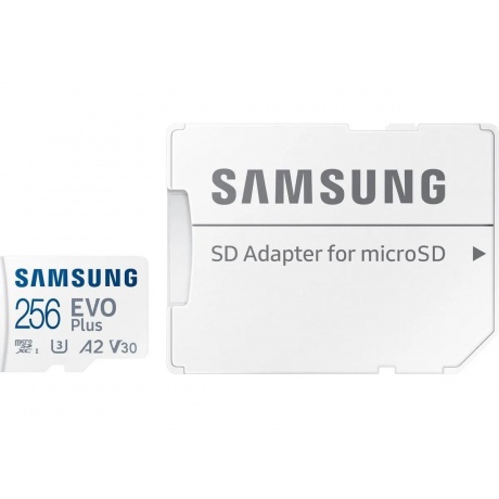 Карта памяти Samsung MB-MC256KARU 256Gb microSDXC Evo Plus + SD адаптер - фото 6