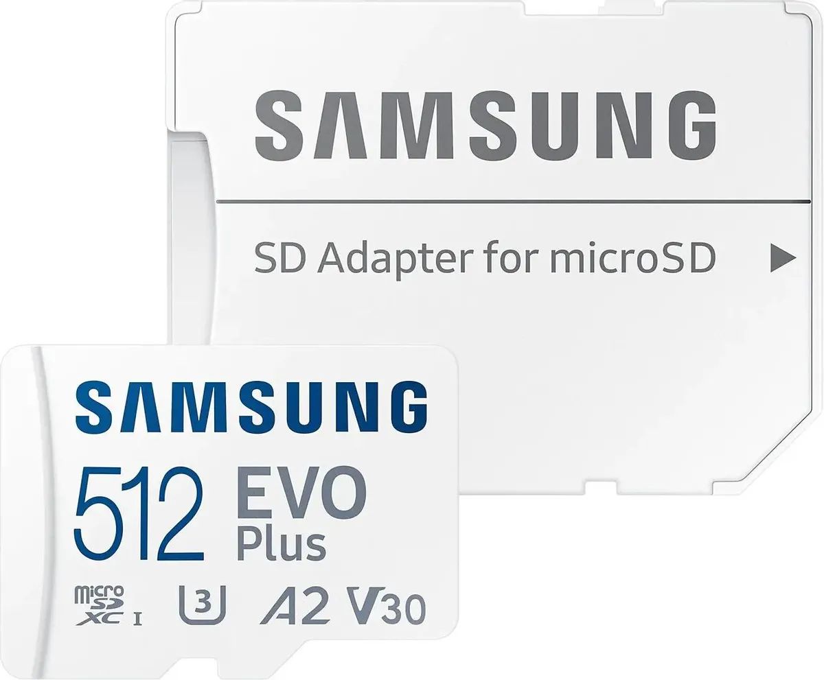 Карта памяти Samsung MB-MC512KARU 512Gb microSDXC Evo Plus + SD адаптер карта памяти samsung microsdxc 64gb evo plus microsdxc class 10 uhs i u1 sd адаптер mb mc64ka apc