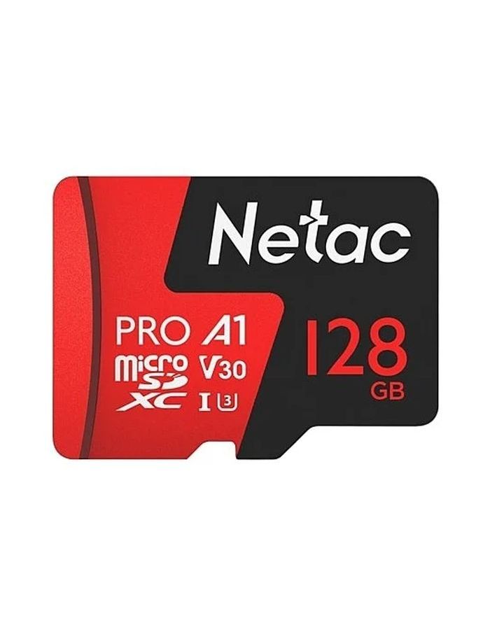 Карта памяти Netac MicroSD P500 Extreme Pro 128GB (NT02P500PRO-128G-S) карта памяти microsd 512гб netac p500 extreme pro nt02p500pro 512g r