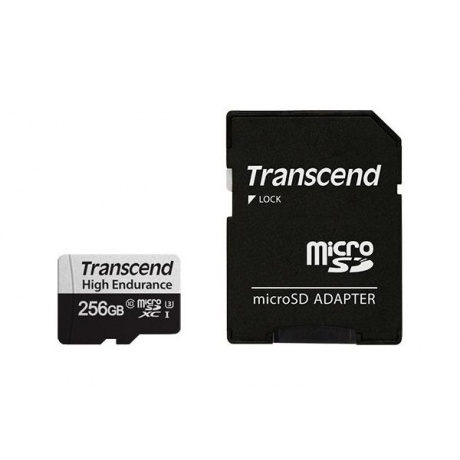 

Карта памяти Transcend microSD 256GB (TS256GUSD350V) w/ adapter