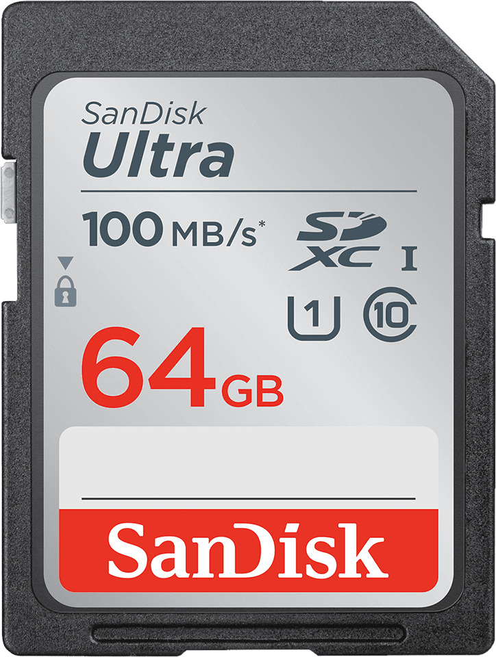 Карта памяти SanDisk SDXC UHS-I 64GB SDSDUNR-064G-GN3IN карта памяти 64gb sandisk ultra sdxc class 10 sdsdunr 064g gn3in