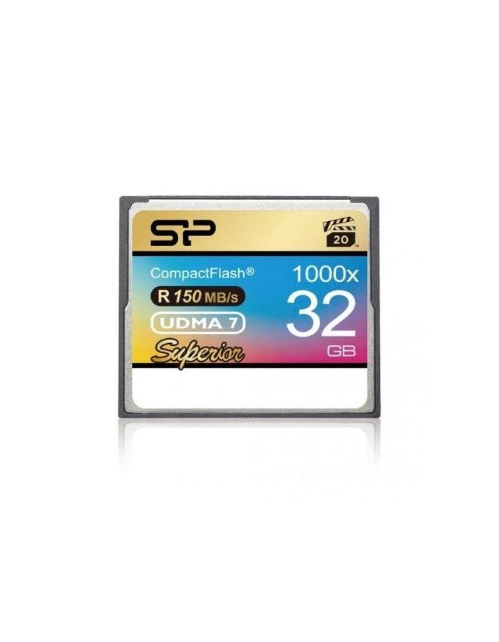 Флеш карта CF 32GB Silicon Power, 1000X (SP032GBCFC1K0V10) от Kotofoto