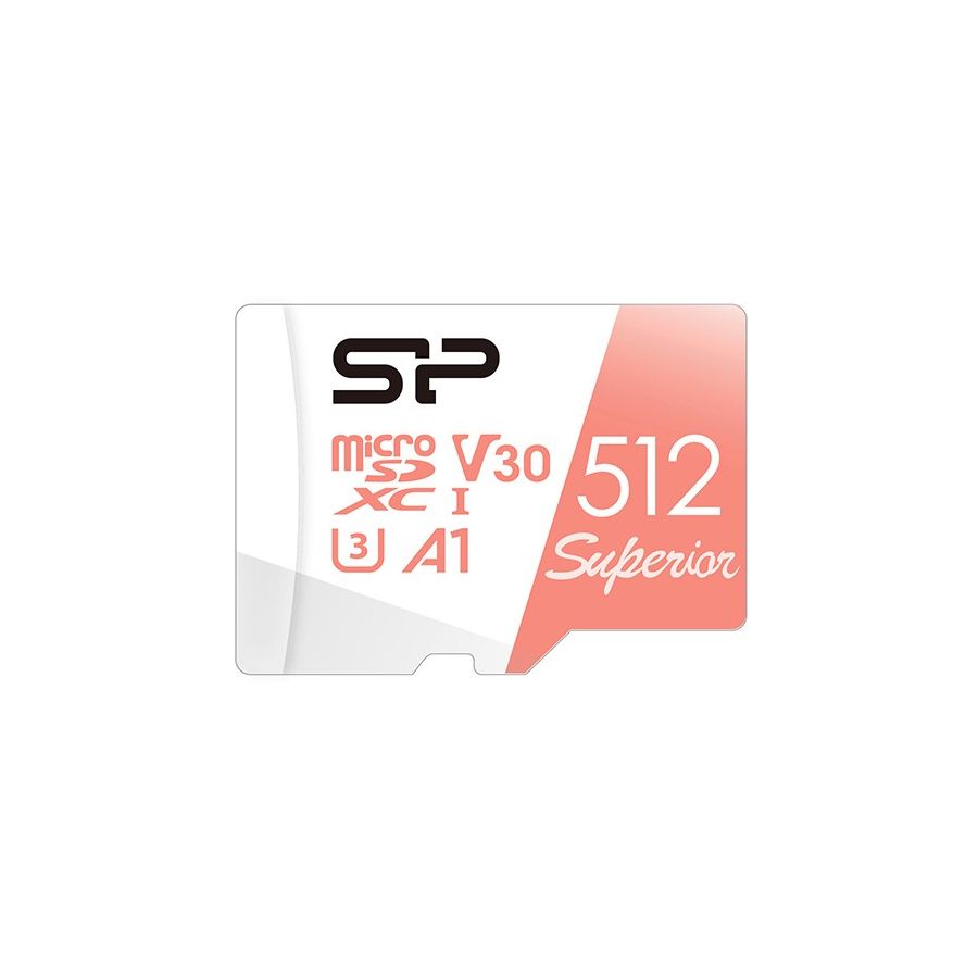 Карта памяти microSD 512GB Silicon Power Superior A1 microSDXC Class 10 UHS-I U3 100/80 Mb/s цена и фото
