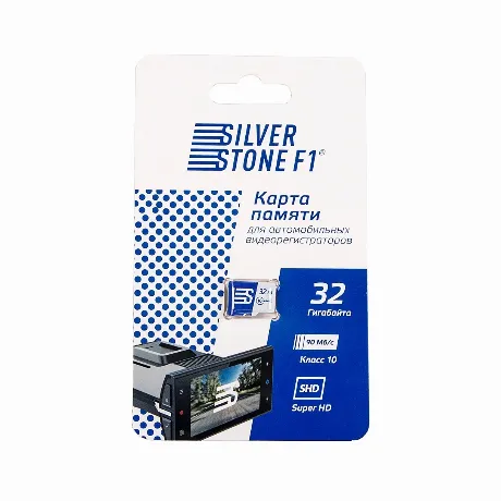 Карта памяти SilverStone Micro SDHC F1 32Gb