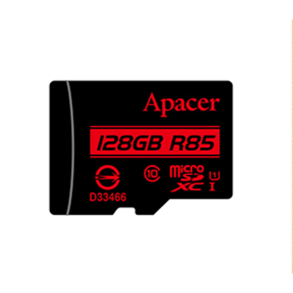 Карта памяти Apacer SDXC-micro 128GB (AP128GMCSX10U5-R) Class10 + SD Adapter - фото 1