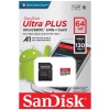 Карта памяти microSDXС SanDisk Ultra Plus 64GB Card with Adapter...