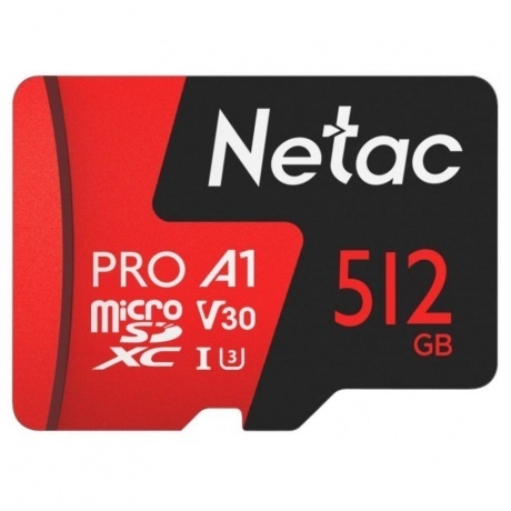 

Карта памяти Netac MicroSDXC P500 Pro 512GB (NT02P500PRO-512G-S)