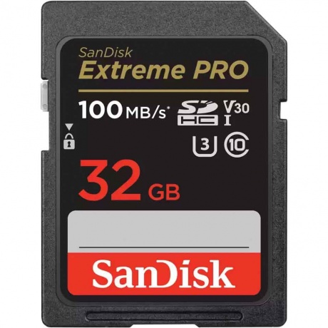 Карта памяти SanDisk Extreme Pro SD UHS I 32GB SDSDXXO-032G-GN4IN - фото 1