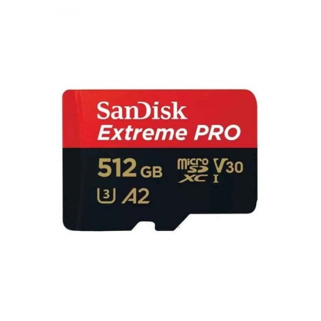 Карта памяти Sandisk Extreme Pro microSDXC 512GB + SD Adapter SDSQXCD-512G-GN6MA - фото 2