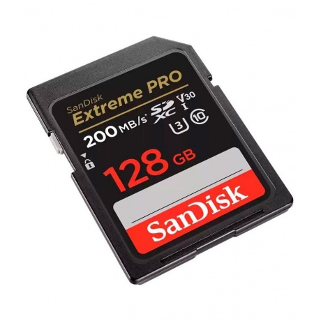 Карта памяти 128Gb SanDisk Extreme SDXC Class 10 UHS-I U3 V30 (180/90 MB/s) - фото 2