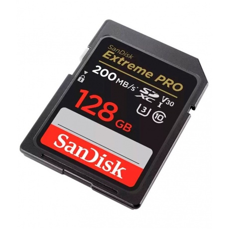 Карта памяти 128Gb SanDisk Extreme SDXC Class 10 UHS-I U3 V30 (180/90 MB/s) - фото 3
